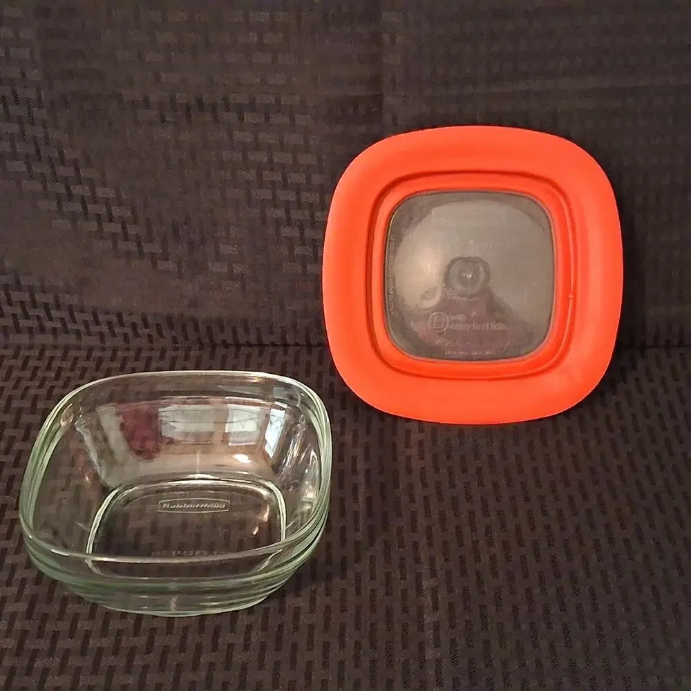 Rubbermaid GLASS Food Container 2.5 Cups MADE IN USA